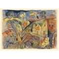 thumbnail image 2 of Albert Bloch 24x18 Black Ornate Framed Double Matted Museum Art Print Titled: Villagers (Before&nbsp;1922), 2 of 5