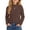 Coffee -BK37, variant on Girls Turtleneck Pullover Long Sleeve Cute T Shirt for Kid, Solid Casual Warm Fall Winter Shirts for Daily School 2-13 Years White 120