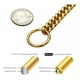 thumbnail image 5 of Bmusdog Collar De Cadena Para Perro Collar De Oro 10mm Colla, 5 of 6