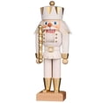 thumbnail image 2 of Alexander Taron 10.5" Christian Ulbricht White King Christmas Nutcracker, 2 of 2