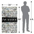 thumbnail image 5 of Friends Let'S Be Friends Pattern Silky Touch Super Soft Throw Blanket 36" x 58", 5 of 6