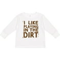 thumbnail image 3 of Inktastic I Like Playing in the Dirt Boys or Girls Long Sleeve Toddler T-Shirt, 3 of 5
