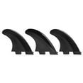 thumbnail image 2 of Stable Performance Plastic Surfboard Tail Fin, Outdoor Surfboard Tail Fin, Black Easy To Carry And Store Paddle Board For Surfboard Black M SIZE, 2 of 8