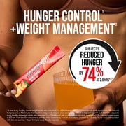 Hydroxycut Hunger Control and Weight Loss Prebiotic Powder Drink Sticks, Tropical Peach, 14 Count