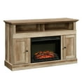 thumbnail image 1 of Sauder® Cannery Bridge Entertainment/Fireplace Credenza, Lintel Oak®, 423001, 1 of 8