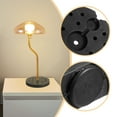 thumbnail image 4 of Lamp Base Weight Block Floor Lamp Base Weighted Round Floor Lamp Base Counterweight Lamp Base Bedside Lamp Support Floor Light Holder Iron 120x Fall To The Ground Bedside Table, 4 of 8