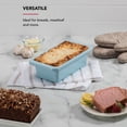 thumbnail image 5 of KitchenAid Nonstick Aluminized Steel Nonstick 9x5-inch Bread Loaf Pan, Mineral Water Blue, 5 of 8