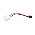 thumbnail image 3 of USB Female Power USB Charging Port Connector with Cable Terminals Charger Socket White, 3 of 9