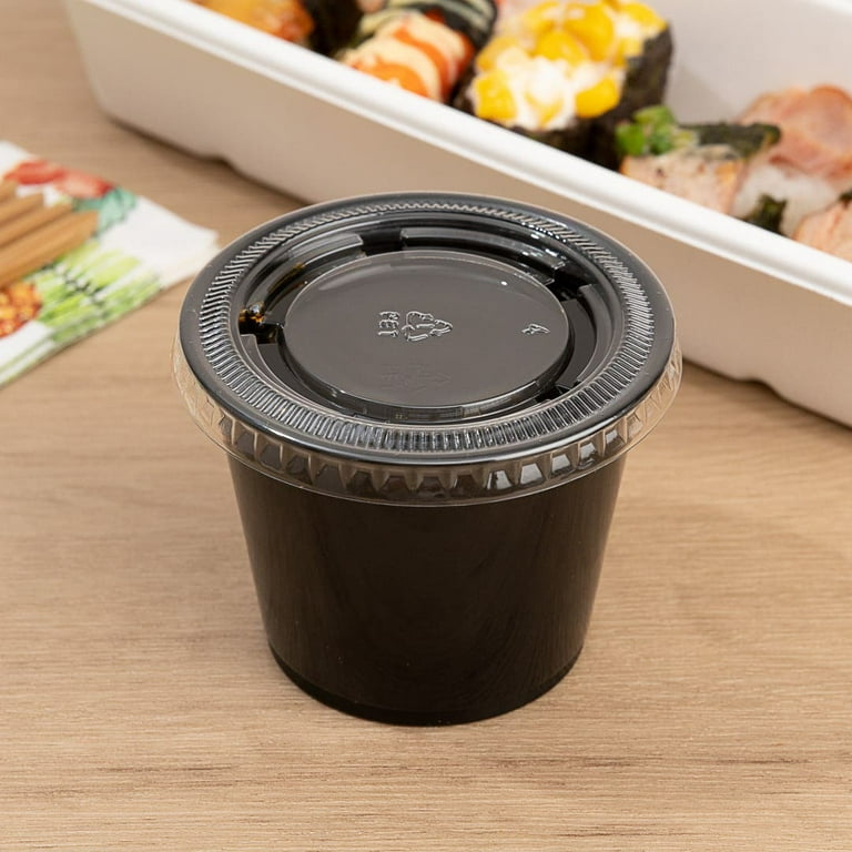 Rolled Rim PP 5.5oz Disposable Dipping Sauce Containers