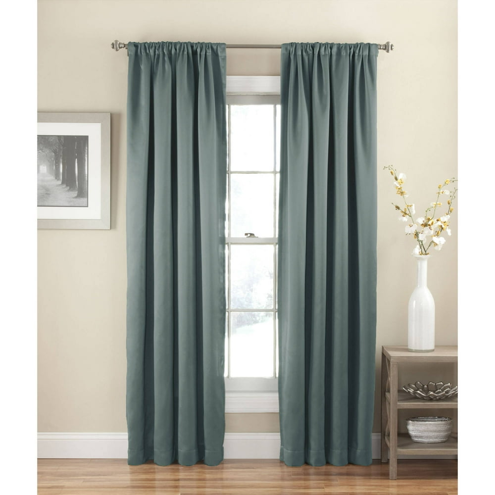 Eclipse Solid Thermapanel Room Darkening Rod Pocket Single Curtain