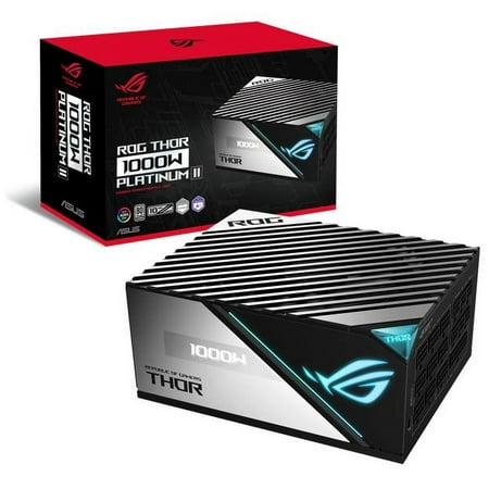 UPC: 0195553236225 | ASUS ROG Thor ROG-THOR-1000P2-GAMING 1000 W ATX12V 80 PLUS PLATINUM Certified Full Modular Power Supply