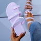 thumbnail image 1 of Pantuflas de gran tamaño para mujer, sandalias de playa con punta abierta, chanclas Wmkox8yii ytu10964, 1 of 4