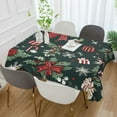 thumbnail image 2 of Yayeee Tablecloths 54" x 54" Rectangle Wrinkle Resistant Party Table Cover, Green Christmas, 2 of 8
