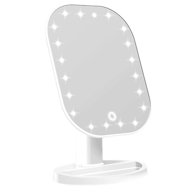 Espejo De Maquillaje Led Espejo De Tocador Ajustable Con Luces Mesa De Espejo De Control Táctil Herramienta De Belleza Cosmética Eigraketly CE008376-01