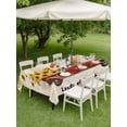 thumbnail image 4 of Outdoor Tablecloth with Umbrella Hole for Patio/Picnic/Party, Sunflower Truck Waterproof Table Cloth Rectangle Table Cover Washable, Yellow Floral Summer Botanical Elegant Pastoral (60"x 120"), 4 of 8