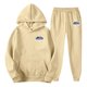 thumbnail image 3 of WILLBEST Sudaderas Deportivas para Hombre, Conjunto De Sudadera con Capucha Deportiva De Manga Larga con Estampado De Letras Informal para Otoño e Invierno para Hombre y Mujer XGrande, 3 of 3