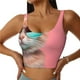 thumbnail image 1 of Fotbe Cool Cat Pink Sunglasses Sujetador Deportivo Largo sin Aros para Mujer con Almohadillas y Soporte Medio, Transpirable y Absorbente, Camiseta Tipo Chaleco o Tank Top-XX-Large, 1 of 8