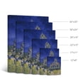 thumbnail image 3 of Smile Art Design Vincent Van Gogh The Church at Auvers, 1890 Canvas Wall Art Print Artwork Classic Modern Art Living Room Bedroom Decor Ready to Hang Made in the USA - 12x8, 3 of 4