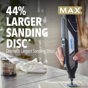 Dremel Max Life EZ411HP EZ Lock 1-1/2" 60-Grit Coarse Sanding Disc, Rotary Tool Accessory for Metal, Stone, Wood & Plastic