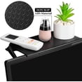 thumbnail image 3 of 2 Pcs Tablette Supérieure de Télé Tablette d'Écran Réglable Tablette Supérieure de Moniteur Support de Rangement Supérieur de Télé Tablette d'Écran d'Ordinateur pour Support de Cellulaire, Boîtiers Multimédias, Console de Jeu, Routeur et Maison (Noir, 11.8 x 4.7 Pouces), 3 of 7