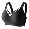thumbnail image 2 of Mceream Jelly Bras for Women Plus Size Push up Seamless Wireless Supportive Tshirt Bra Full Coverage Sports Bras High Support No Underwire Everyday Bras Black XXL, 2 of 8