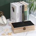 thumbnail image 4 of 7.9×2.3 In Wooden Boxes Durable Easy To Use Dustproof Prevent Slippery Delicate And Cabinet Black Houndstooth Vintage Texture_85706_1, 4 of 8