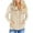 Beige, variant on Womens Casual Quilted Puffer Vest Lightweight Zip Up Drawstring Jacket Outerwear with Pockets