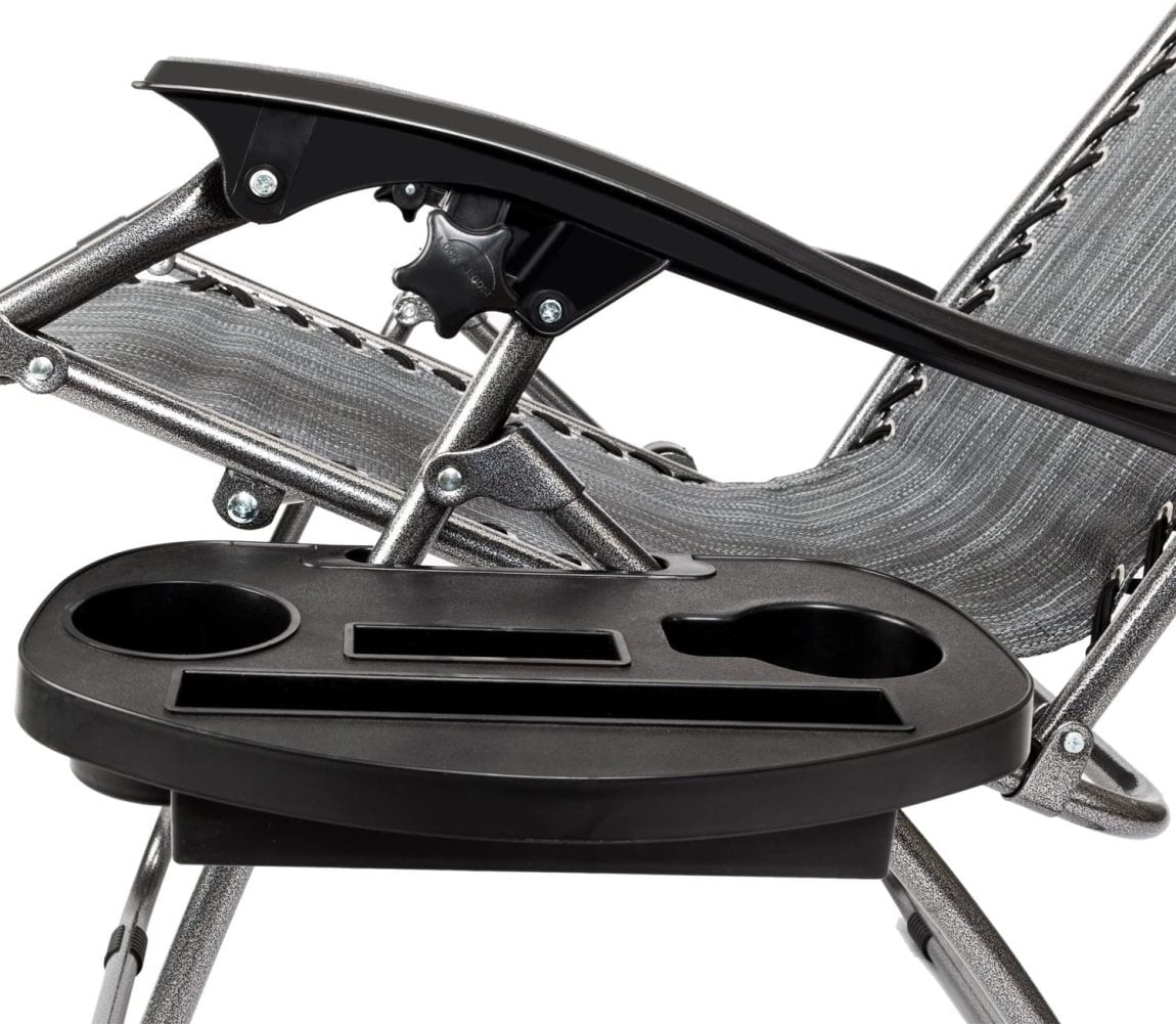 Buy Bonnlo Set of 2 Adjustable Steel Mesh Zero Gravity Lounge Chair