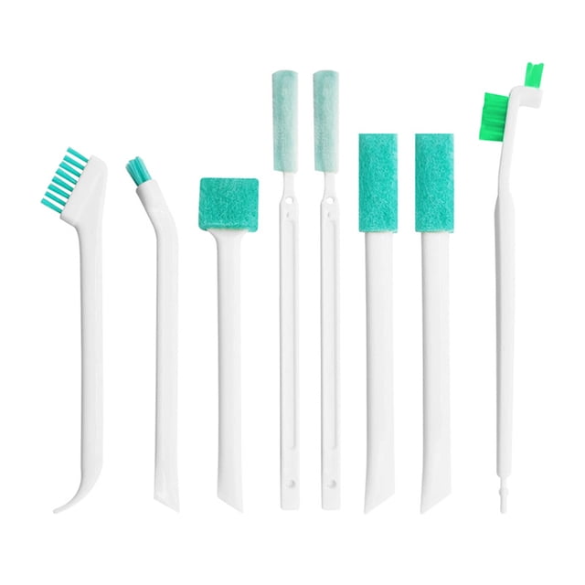 8 Piece Cup Brush Set, Multi-Function Portable Pacifier Brush, Pacifier Gaps Cleaning Brush Set