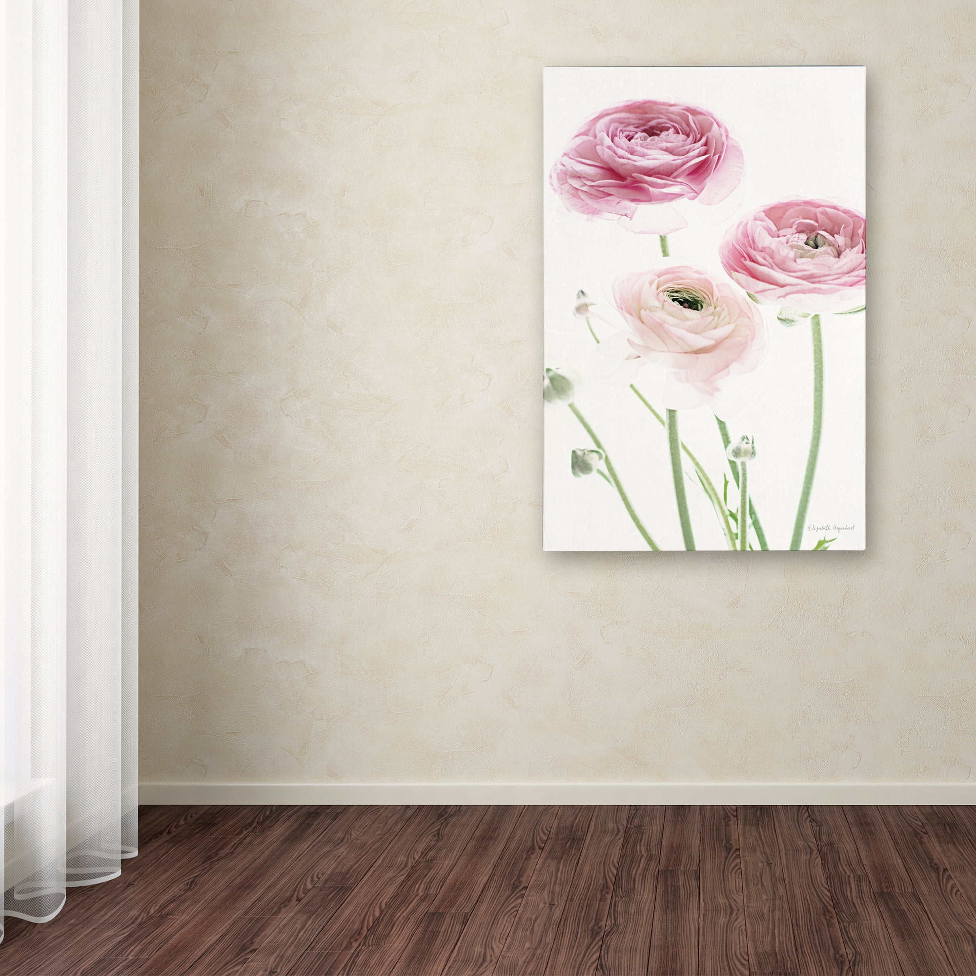 Trademark Fine Art 'Light and Bright Floral VI' Canvas Art by Elizabeth Urquhart
