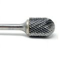 thumbnail image 6 of SC-7 Double Cut Cylindrical Radius End 3/4" x 1" Carbide Burr Bur Tool Die Grinder Bit 1/4" Shank, 6 of 6