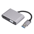 thumbnail image 1 of Convertidor De Adaptador Usb 3.0 A Vga + Hdmi Hd 1080P Adaptador De Computadora Para Windows 7/8/8.1/10 Noticed EL007176-00, 1 of 6