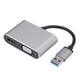 thumbnail image 1 of Convertidor De Adaptador Usb 3.0 A Vga + Hdmi Hd 1080P Adaptador De Computadora Para Windows 7/8/8.1/10 Minnieouse EL007176-00, 1 of 6