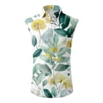 thumbnail image 4 of LTTVQM Hawaiian Shirts for Men 2026 Summer Beach Sleeveless Button Down Shirts Casual Tropical Print Tee Holiday Clothing Hot Pink M, 4 of 5