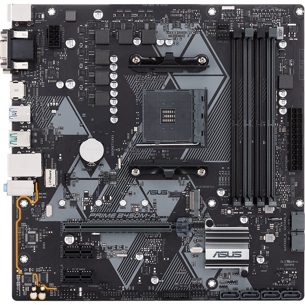 Asus Prime B450MA/CSM Desktop Motherboard