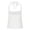 White#halter tank top, variant on Moxiu Halter Tank Top Women Ruched Y2K Crop Tops Tie Back Sleeveless Slim Fit Cami Top Teen Girls Textured Square Neck Shirts Yellow,XXL