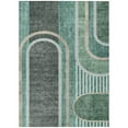 thumbnail image 2 of Addison Rugs Chantille Indoor/Outdoor Transitional Art Deco Emerald Washable Rectangle Rug, 10' x 14', 2 of 6
