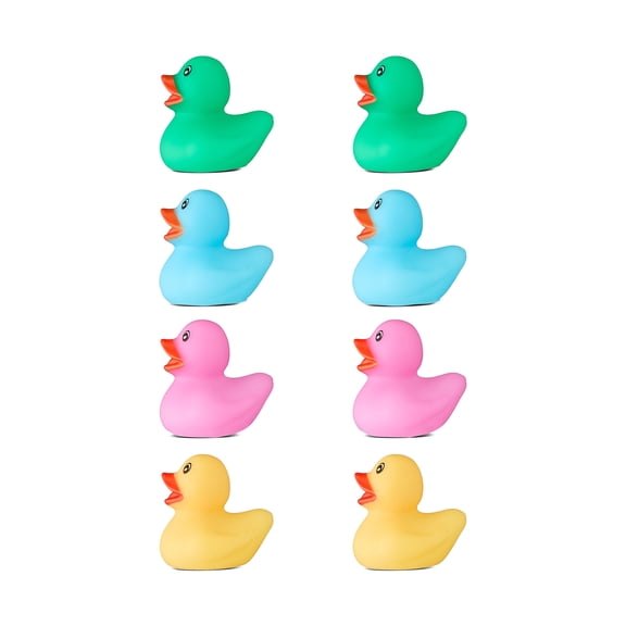 Plastic Duck Party Favors, Multicolor, 8 Count, Easter by Way To Celebrate