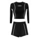 thumbnail image 1 of Two-piece Traditional Women Swimsuit Long Sleeve Bathing Suit for Triangle Beach Wear Suit Bodysuit Casual Swimming Suit XL, 1 of 4