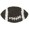 thumbnail image 2 of The Rug Market 02250Q SHAGGY RAGGY FOOTBALL AREA RUG 3X3 SHAPED, 2 of 2
