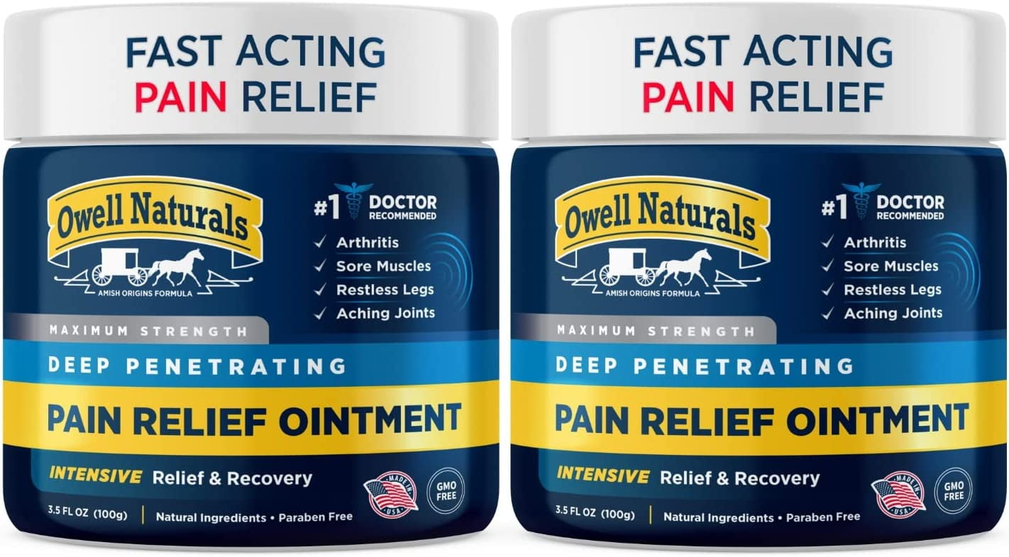 OWELL NATURALS Pain Relief Cream Maximum Strength Deep