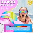 thumbnail image 3 of Vvinca Kids Swim Goggles, 2 Pack for Ages 3-15 - with Earplugs and Nose Clip, 3 of 7