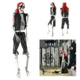 thumbnail image 3 of Happydeer 5.4Ft/165cm Halloween Skeleton Decoration, Life Size Full Body Realistic Human Bones with Posable Joints for Halloween Pose Skeleton Prop Decoration, 3 of 13