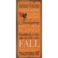 thumbnail image 3 of Marrott, Stephanie 8x14 Black Modern Framed Museum Art Print Titled - Autumn Welcome, 3 of 5