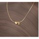 thumbnail image 2 of Collar Cadena Ligera Chapa Oro POLO RIVERA Dije CORAZON Letra A PR POLO RIVERA cadena ligera, 2 of 2