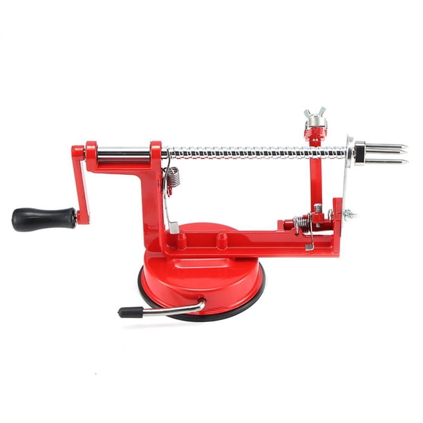 Matsuzay Pelador de manzanas 3 en 1 de acero inoxidable, pelador de frutas, máquina rebanadora/máquina de frutas de manzana, herramienta pelada, cocina Cocina y Comedor Matsuzay HA015648-00