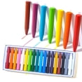 thumbnail image 1 of TAIWO Non-Toxic Washable Crayons for Kids and Toddlers - 18 Colors, 1 of 8