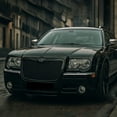 thumbnail image 2 of Spec-D Tuning Black Mesh Honeycomb Style Front Hood Grille Compatible with 2005-2010 Chrysler 300/300C, 2 of 7