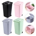 thumbnail image 6 of Frcolor 4-Piece Desktop Garbage Cans with Lid, Plastic, 6 of 6