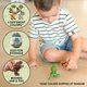 thumbnail image 2 of Juguetes de dinosaurio para niños, huevos de dinosaurio T-Rex para bebé, paquete de 8 juguetes de huevos pequeños, juguetes de dinosaurio perfectos para niños pequeños y niños, 4 huevos de dinosaurio, 2 of 5
